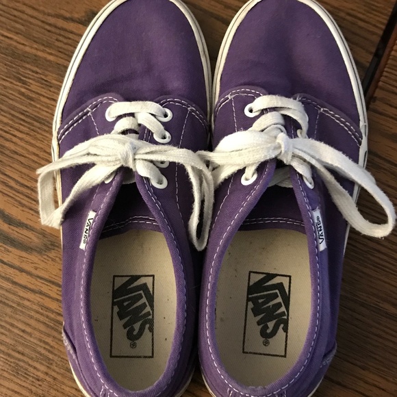 purple platform vans